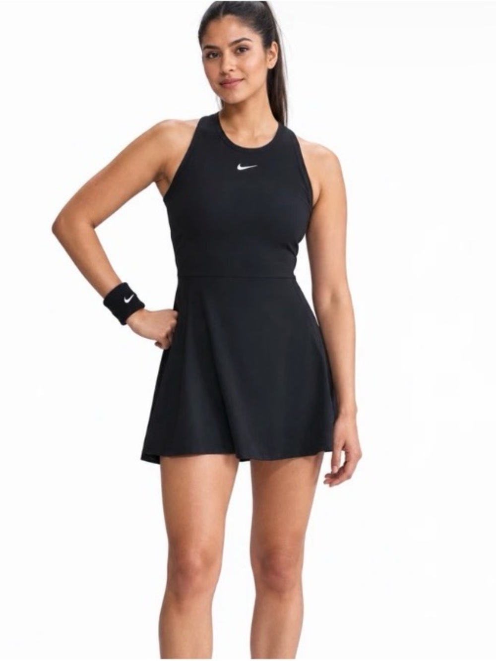 Nike Women’s Nike Court Dri-Fit Victory Tennis Dress NWT BLACK Size XS